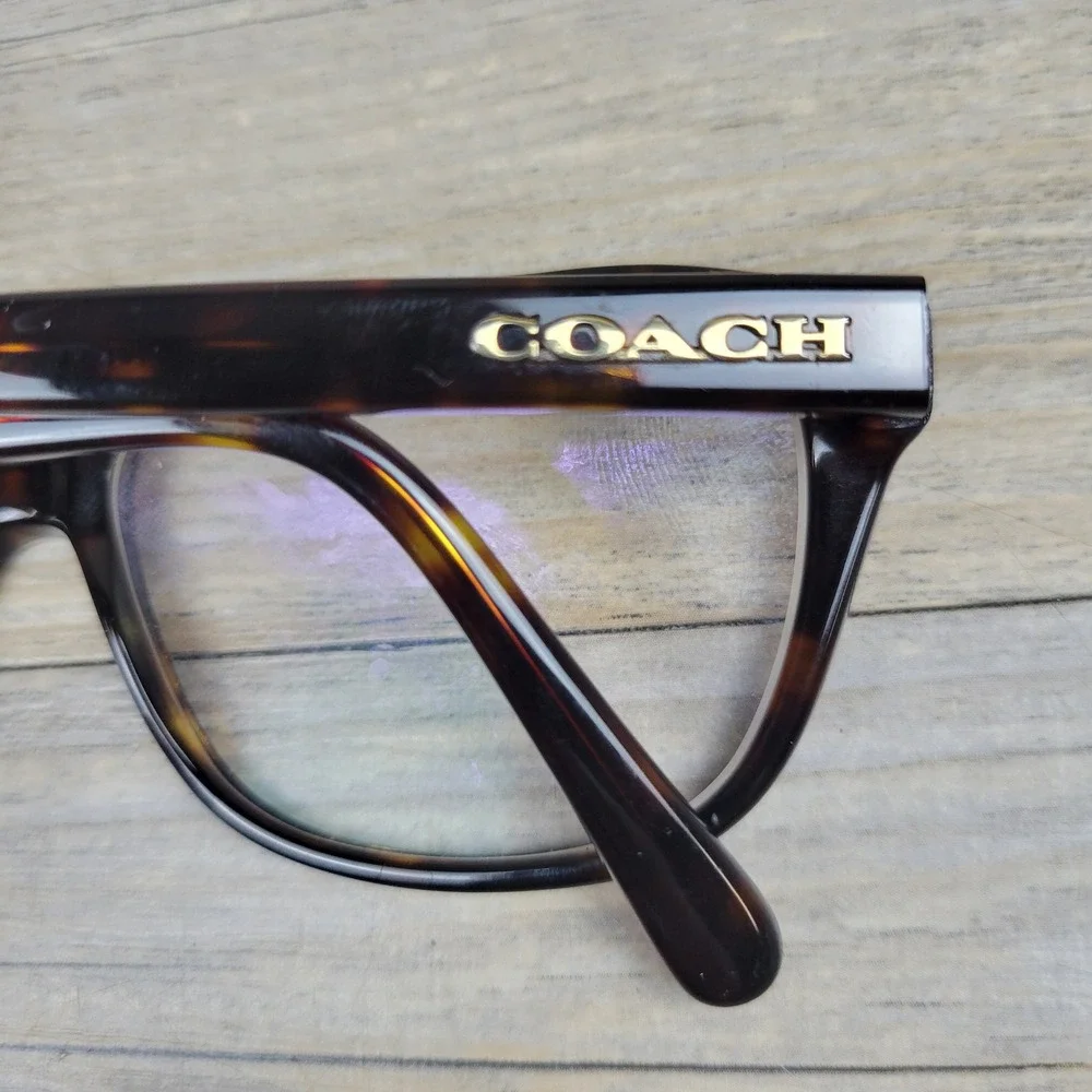 Coach Eyeglasses HC6103 5120 Dark Tortoise Butterfly Frames Only Women 52-16-140